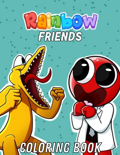 Rainbow Friends Coloring Book: A Coloring Book for Girls by alphabet ...