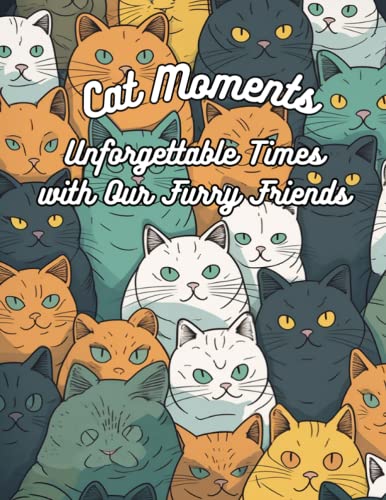 Cat Moments Coloring Book - Unforgettable Times with Our Furry Friends ...