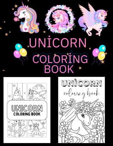 Unicorn coloring book for kids bulk: Unicorn coloring book and activity book for girls 8-12 ...