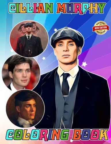 Cillian Murphy Coloring Book for Fan Teen Women Men: Cillian Murphy ...
