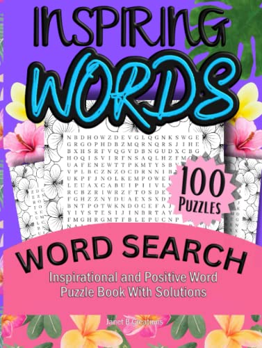 Inspirational Word Search With Large Print &amp; Solutions: Positive Word ...