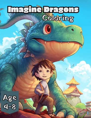 Imagine Dragons - Coloring book for kids: Unleash Your Creativity and