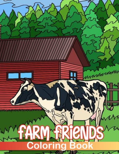 Farm Friends: A Nostalgic Coloring Book: A Rustic Journey Through the ...