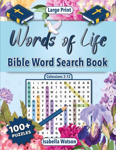 Words of Life Bible Word Search Book: 100+ Large Print Puzzles ...