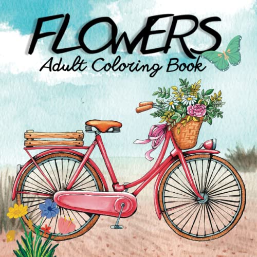 Dreamland Publications Flowers- Colouring Book For Adults main image 0