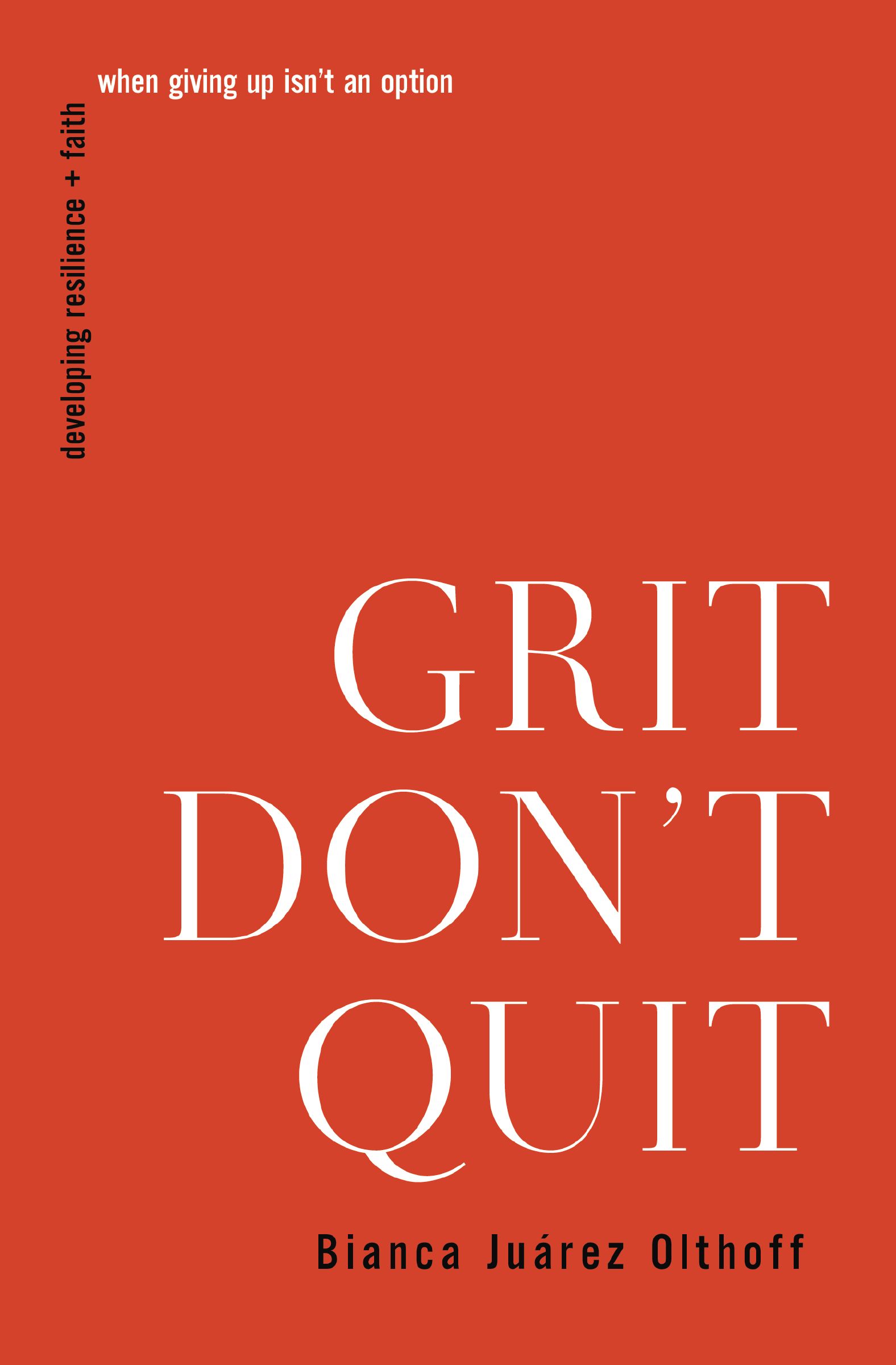 Grit Don't Quit book cover