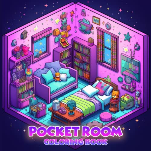 Pocket Room Coloring Book Unique Interior Designs & Peaceful