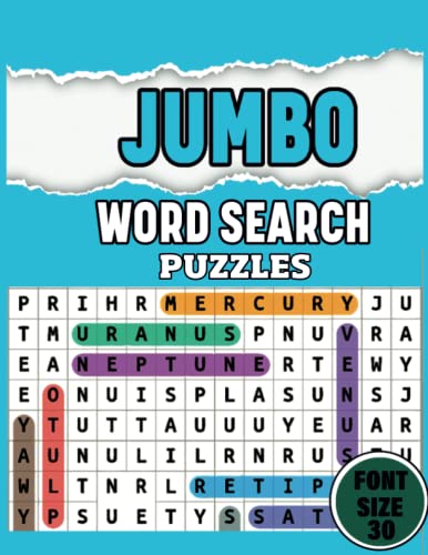Jumbo Word Search Puzzles: adults &amp; seniors extra large print 950 ...