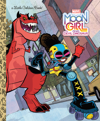 Moon Girl and Devil Dinosaur Little Golden Book book cover