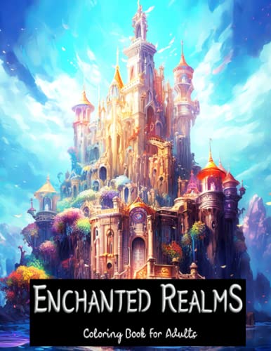 Enchanted Realms Coloring Book for Adults: Immerse Yourself in the