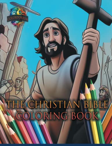 The Christian Bible Coloring Book: Biblical Figures & Events by