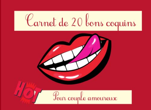 Carnet de 20 bons coquins pour couple amoureux: Chéquier coquin à