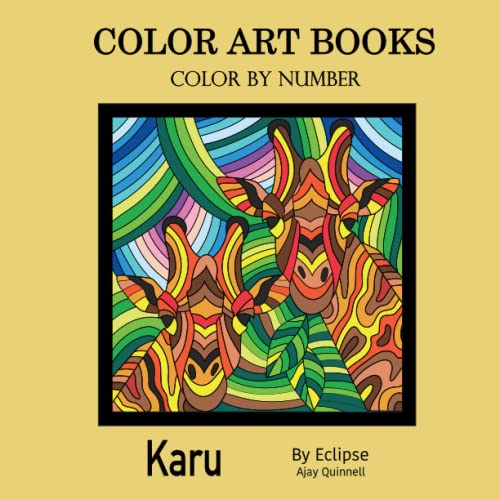 Karu Color By Number Book Standard paper edition by Ajay Quinnell