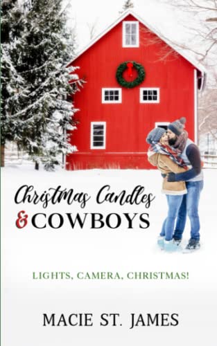 Christmas Candles and Cowboys book cover