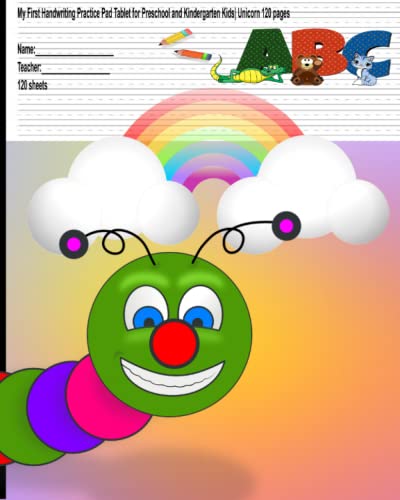 My First Practice Writing Pad Tablet for Preschool and Kindergarten ...