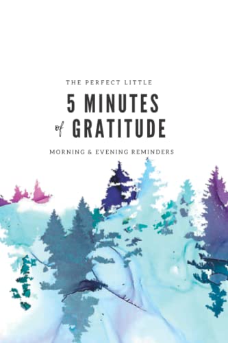 The Perfect Little 5 Minutes of Gratitude: 90 days of gratitude journal ...