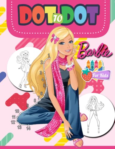 Baarbie Large Print Dot To Dot Book For Kids: Big Easy Dot To Dot ...