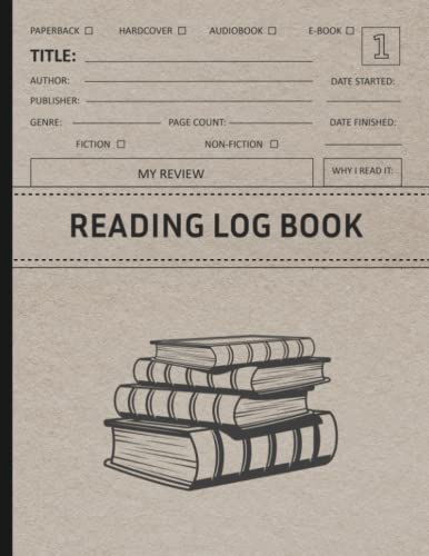 Reading Log Book: Reading Log Book Tracker to Write your Reviews and