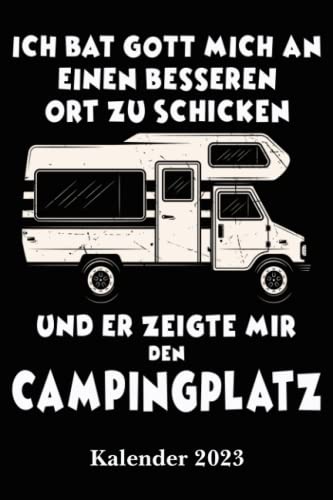 Kalender für Camper 2023 Gott zeigte mir den Campingplatz: Der Camper 