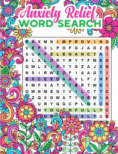 Anxiety Relief Word Search For Adults by hmine loon | Goodreads