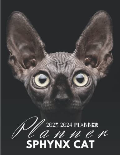 Sphynx Cat 2023 2024 calendar: Sphynx Cat Two Years monthly planner Sphynx Cat 2023 2024 calendar: Sphynx Cat Two Years monthly planner