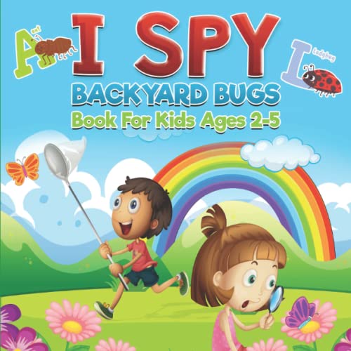 I Spy Backyard Bugs Book For Kids Ages 25 Bugs Picture Puzzle Game