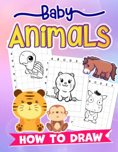 Litte Draws How To Draw Baby Animals: Litte Animal with Simple Guide Book | Drawing ...