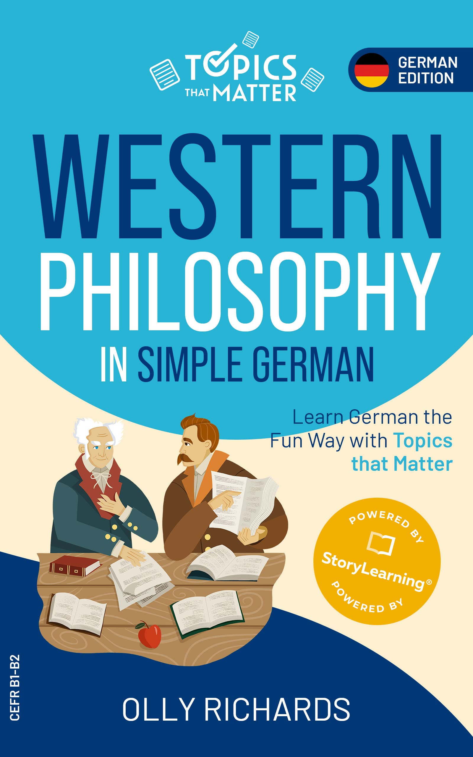 Western Philosophy in Simple German [German Edition] book cover