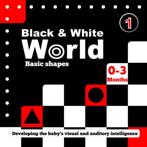 Black & White World Black and White Baby Book Developing the baby's