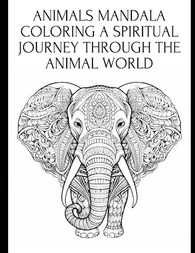 Tier-Mandala Ausmalbilder: Eine Reise in die Fantasie