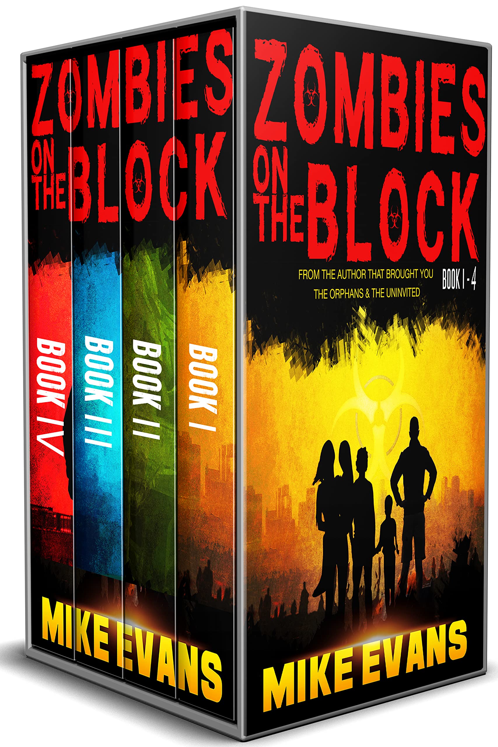 Zombies on The Block 1 2 3 & 4: A Zombie Survival Thriller Series