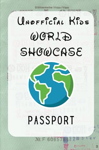 2023 World Showcase Passport Book, Kids, Tweens, &amp; Teens Passport ...