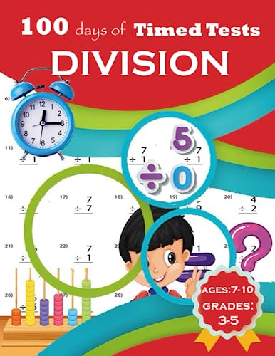 100 Days of Timed Tests Division: Interactive Timed Drills Division ...