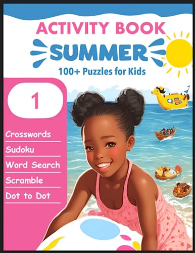 Summer Activity Book For Kids Activities For Boys Girls Volume 1 
