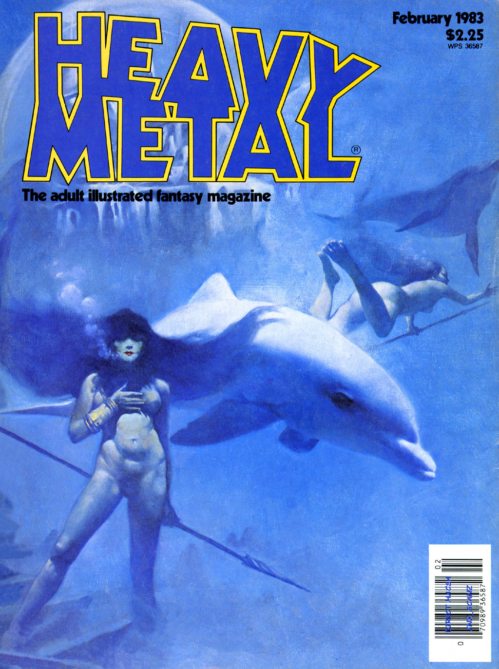 Heavy Metal, February 1983 book cover