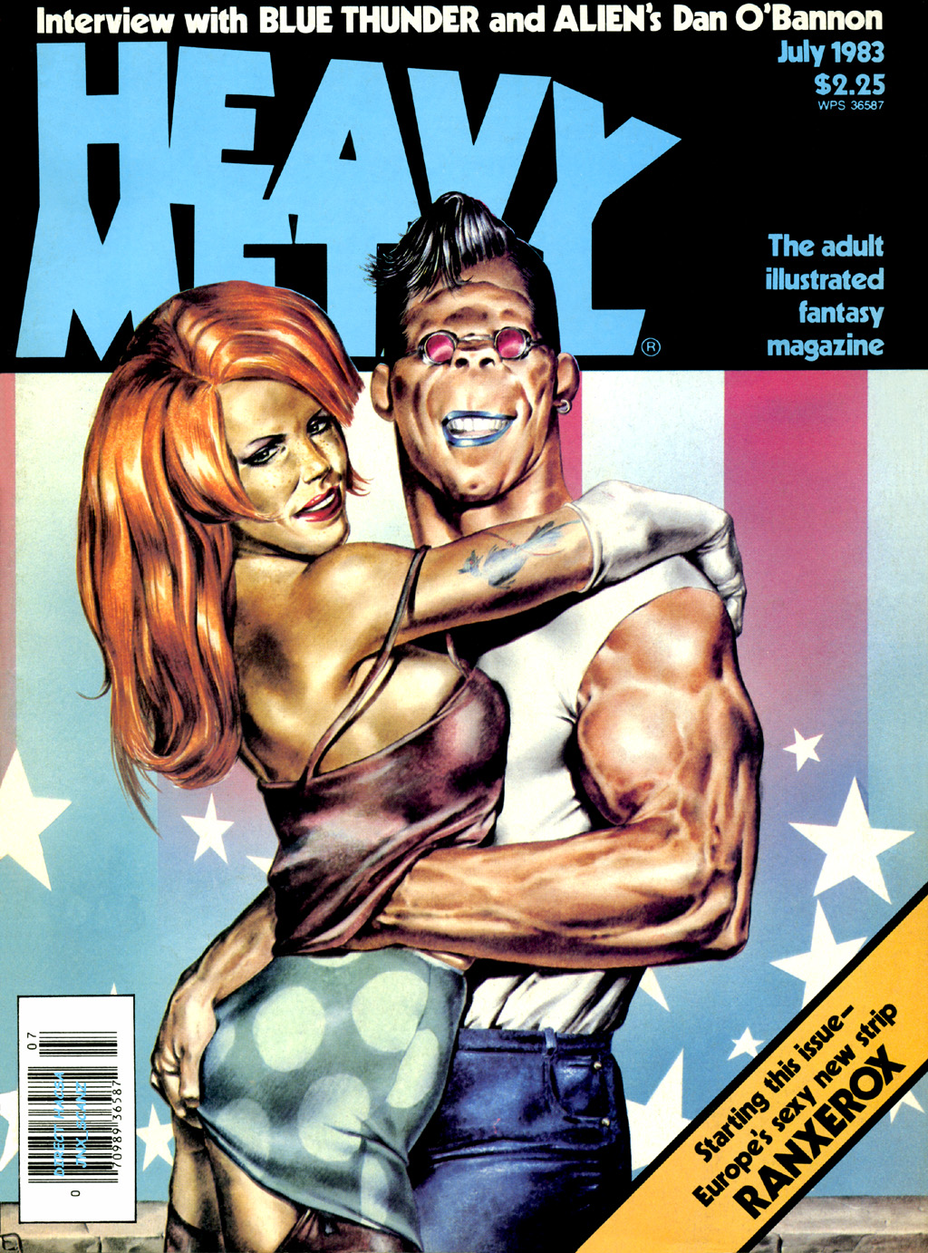 Heavy Metal, July 1983 book cover