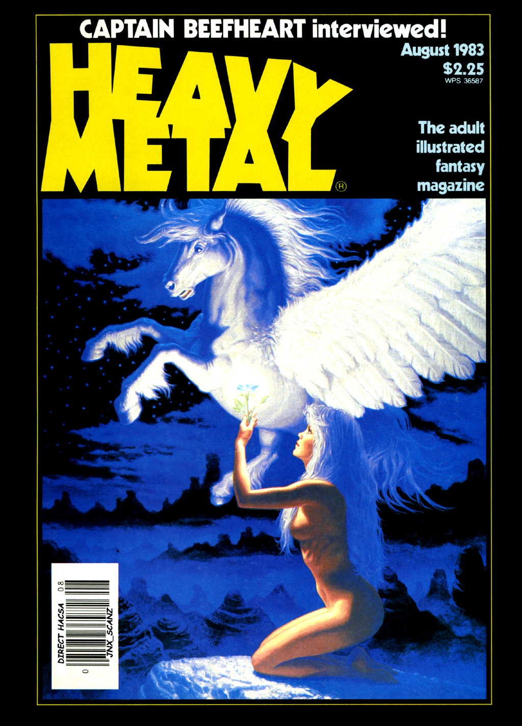 Heavy Metal, August 1983 book cover
