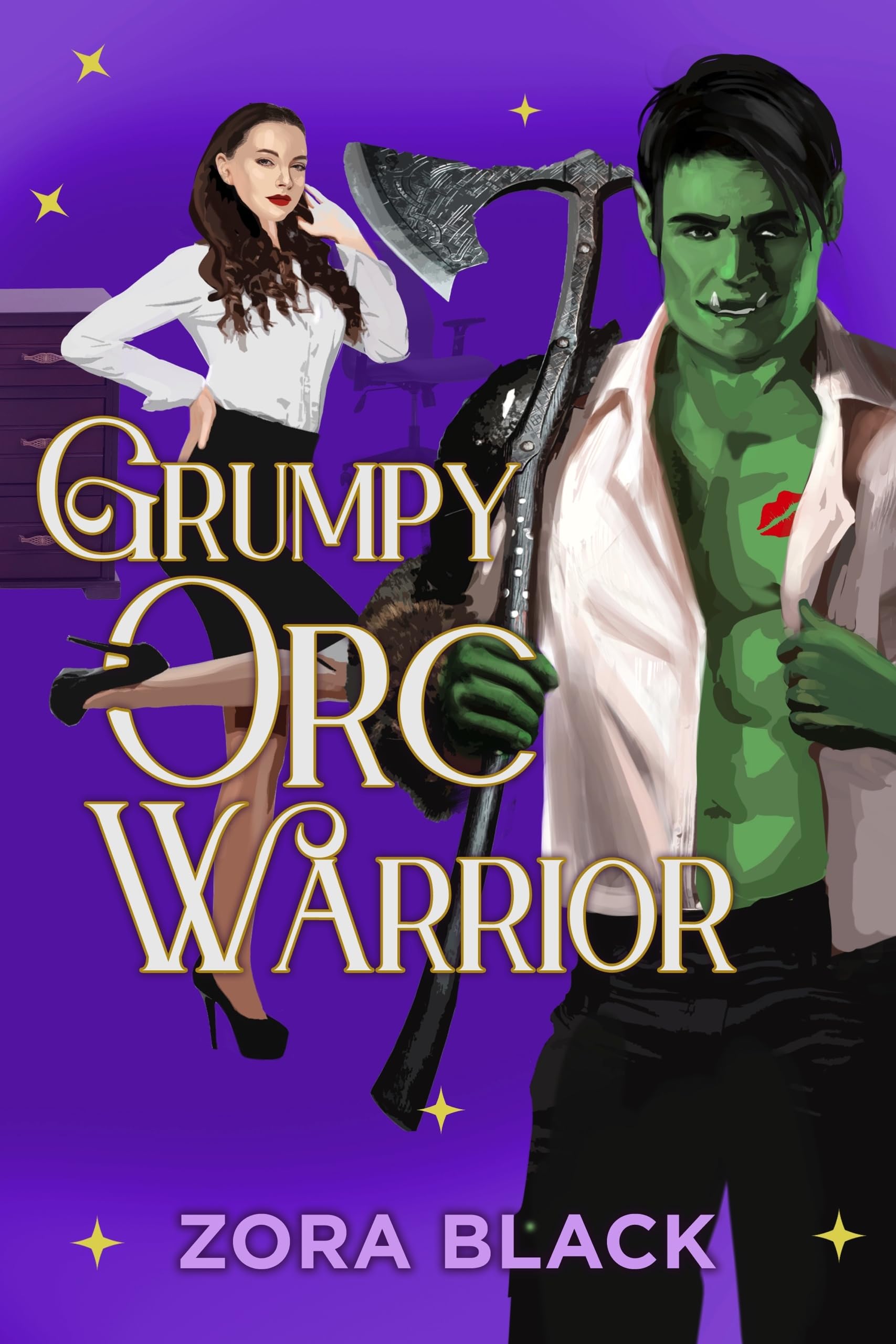 Grumpy Orc Warrior book cover