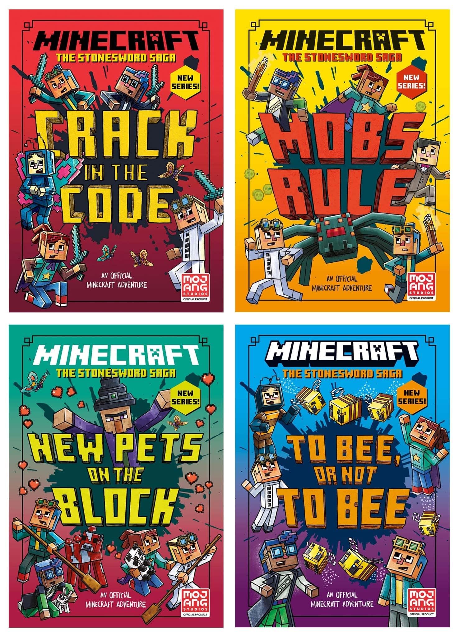 Minecraft Stonesword Saga Series 4 Books Collection Set By Nick minecraft-stonesword-saga-series-4-books-collection-set-by-nick