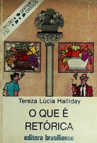 O que é retórica book cover