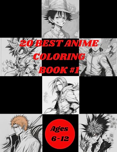 20 BEST ANIME COLORING BOOK # 1 by EC Chong | Goodreads