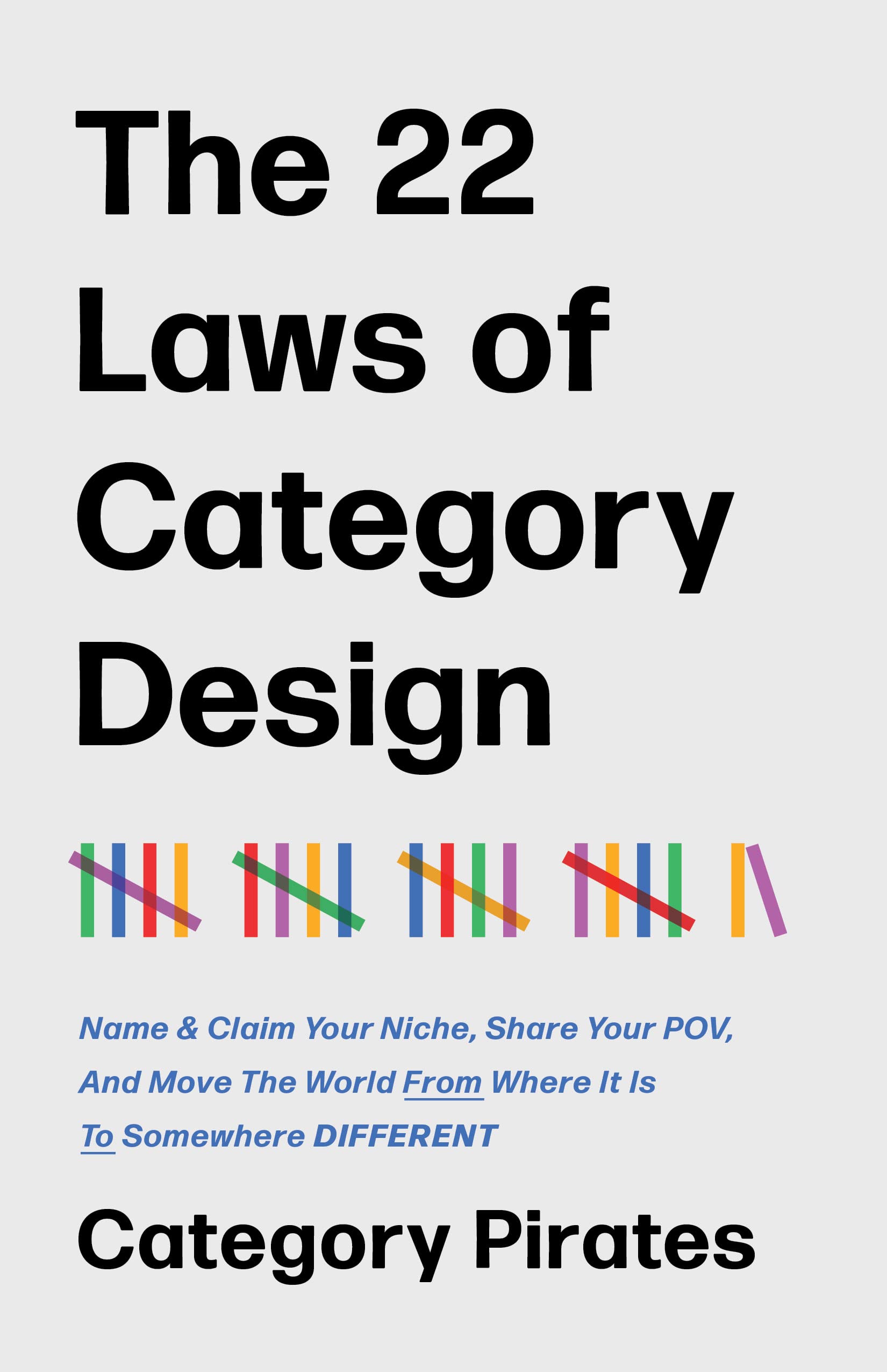 The 22 Laws of Category Design book cover
