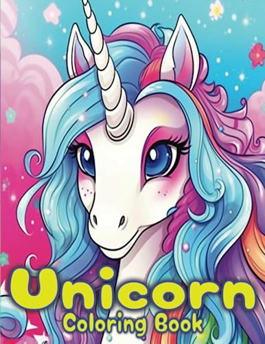 Unicorn Coloring Book: For KIds All Ages: magical cute coloring book ...