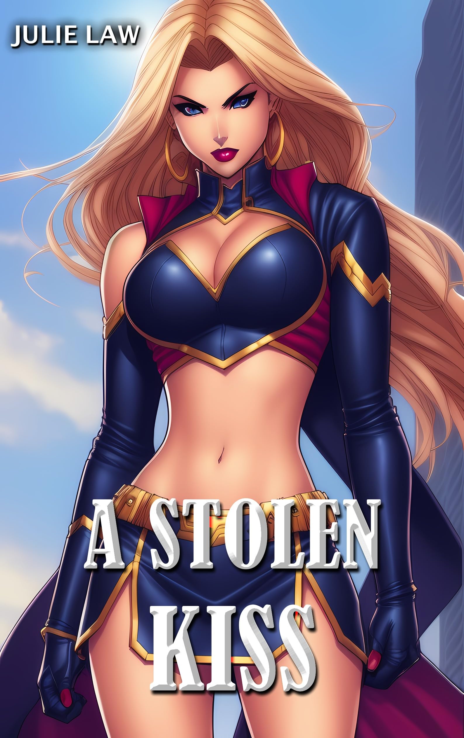 A Stolen Kiss: Superhero Lesbian Romance