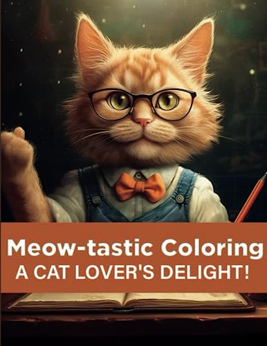 Meow-tastic Coloring: A Cat Lover's Delight! A Relaxing and Joyful