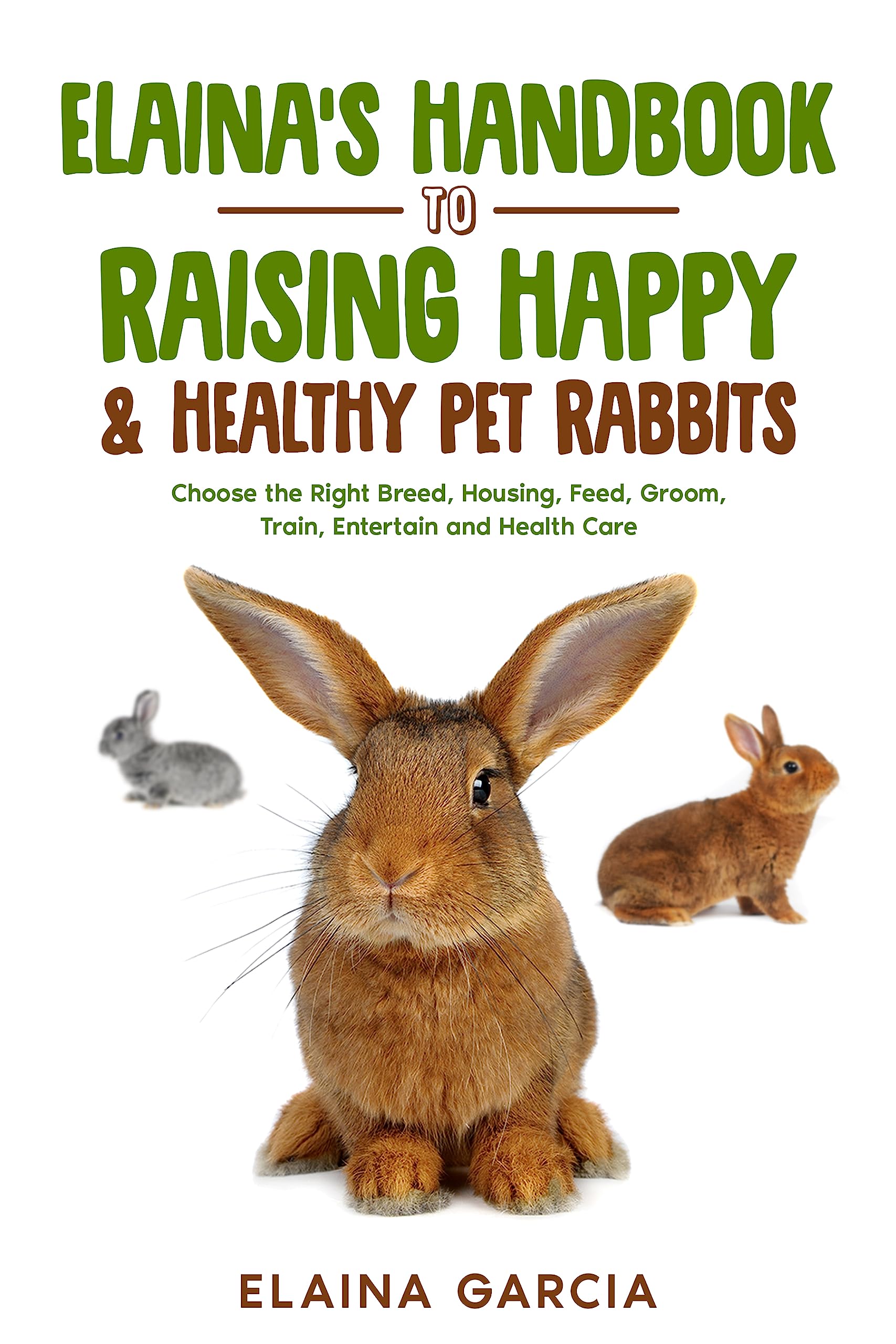 Elaina’s Handbook to Raising Happy & Healthy Pet Rabbits: Choose the ...