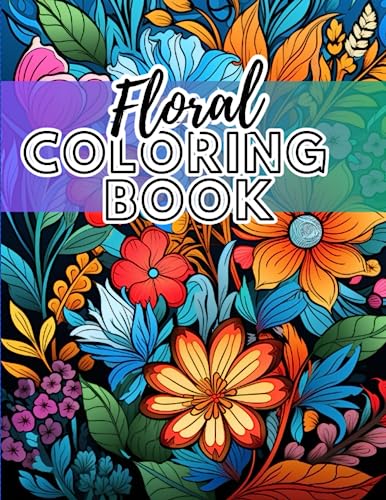 Floral Coloring Book: Botanical Coloring Book for Nature Lovers by Lina ...