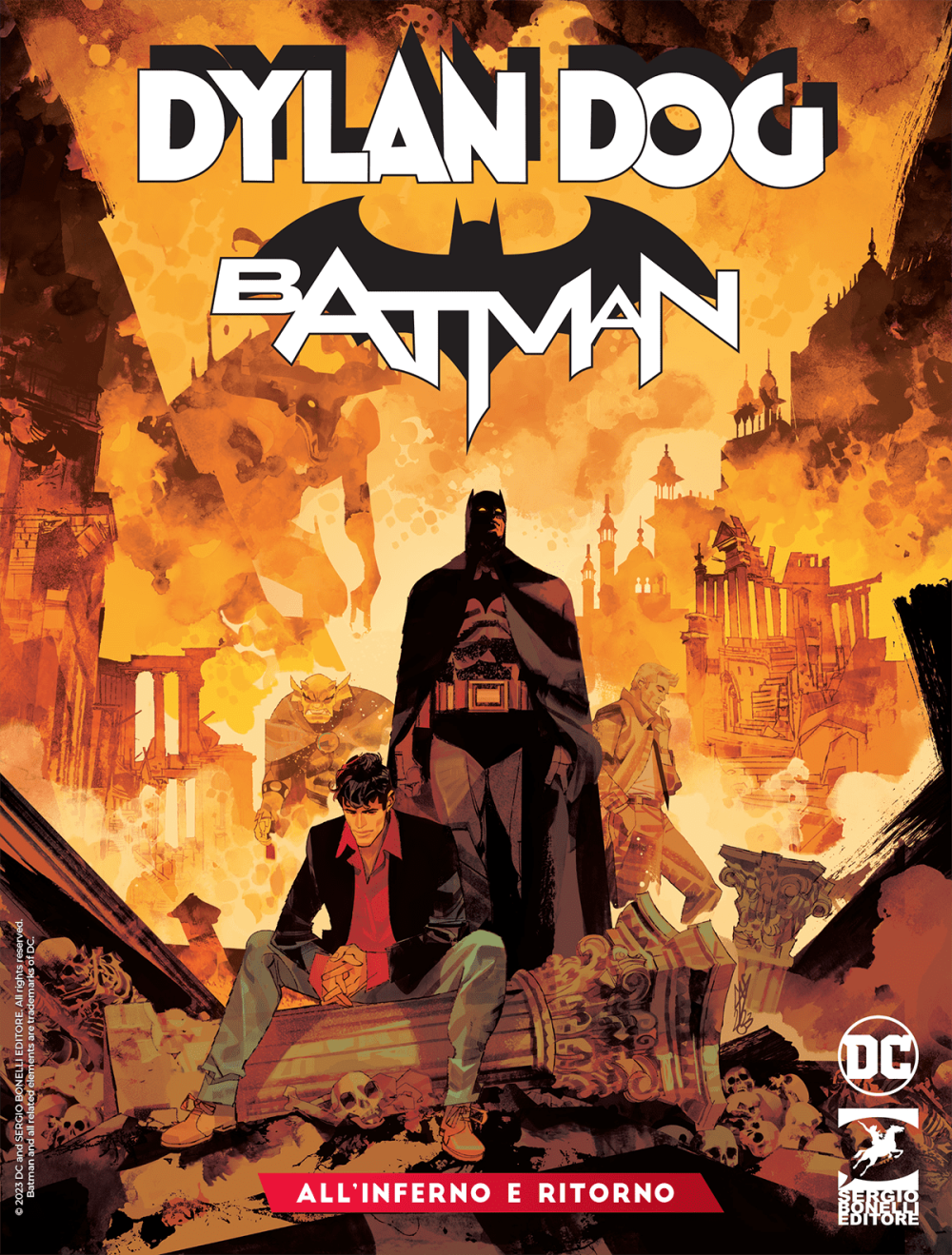 Dylan Dog e Batman book cover 2