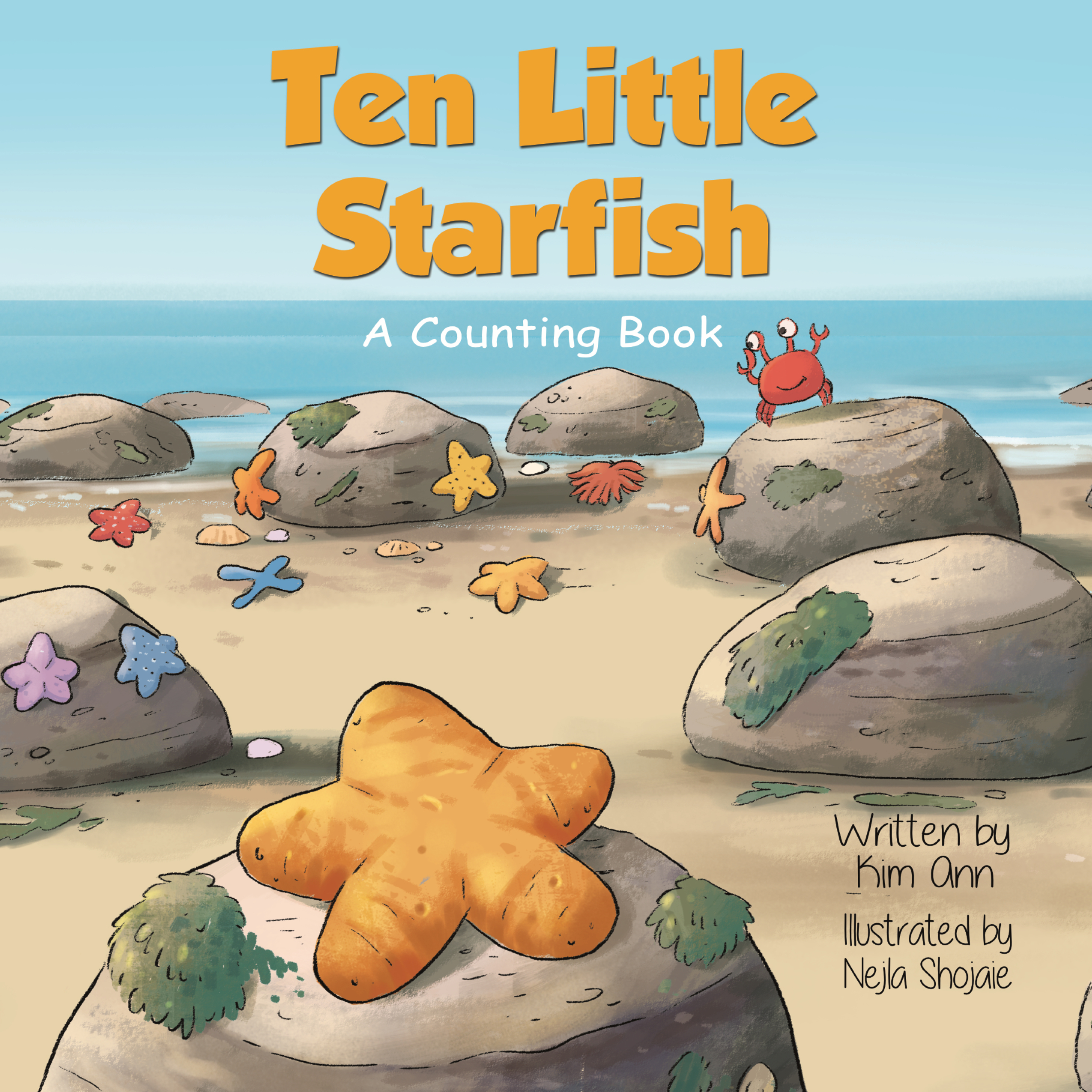 Ten Little Starfish: Educational Ocean and Marine Life Book for Children