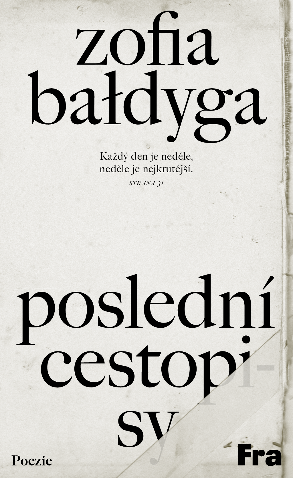 Poslední cestopisy